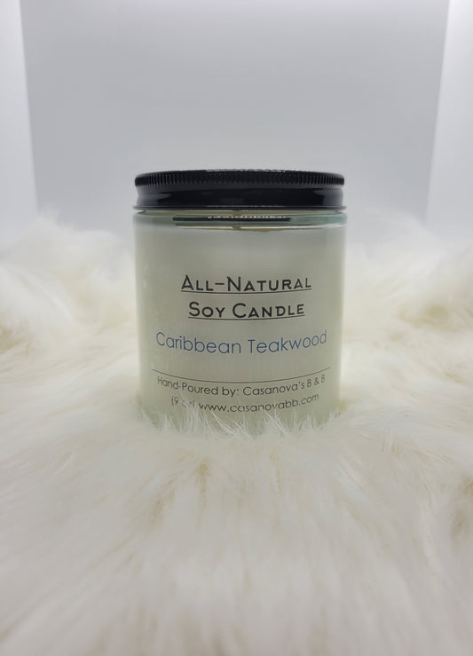 Caribbean Teakwood Soy Candle