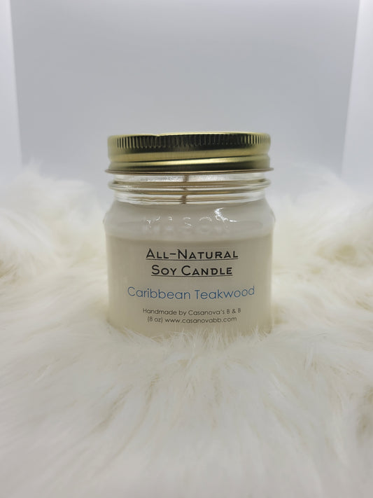 Caribbean Teakwood Soy Candle